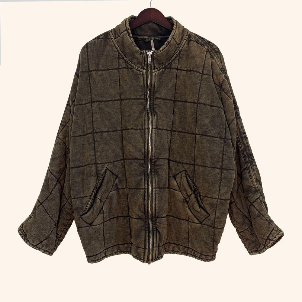 Free People We The Free Dolman Sleeve Quilted Jacket